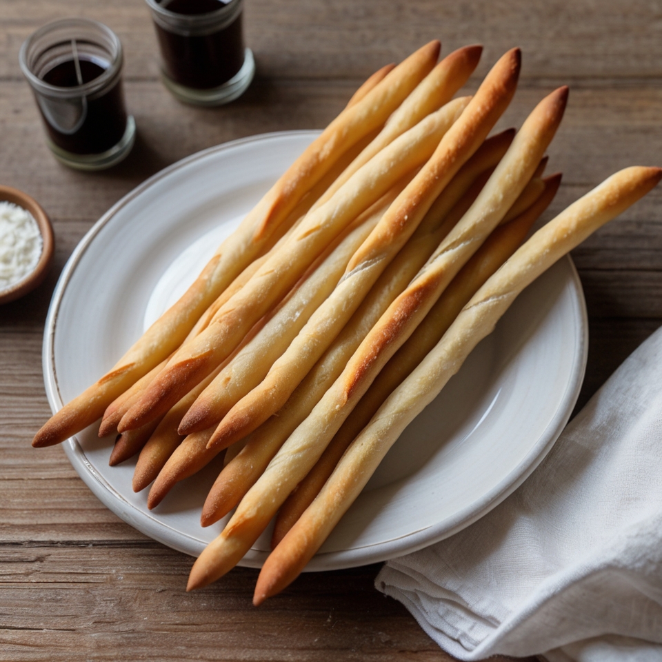 Grissini Khas Italia, Cara Membuat Roti Stik Renyah Antigagal di Rumah()