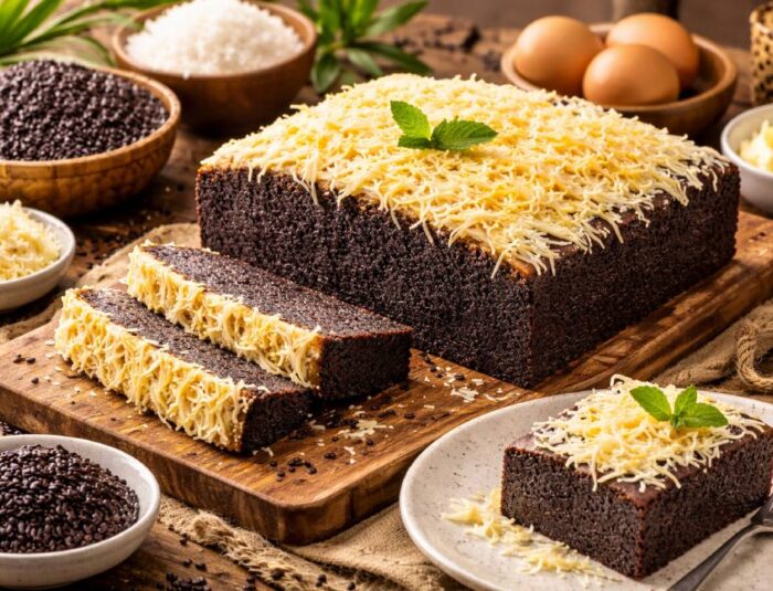 Bolu Ketan Hitam Keju: Kue Tradisional dengan Sentuhan Modern