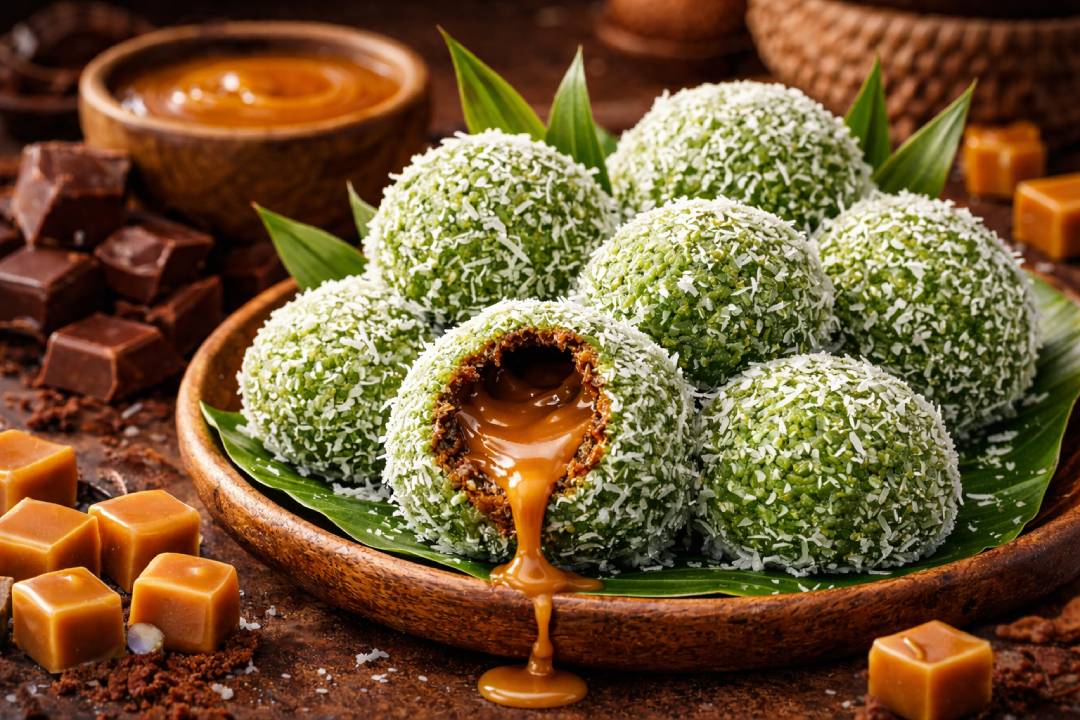 Klepon Cokelat Caramel: Kue Tradisional Rasa Modern