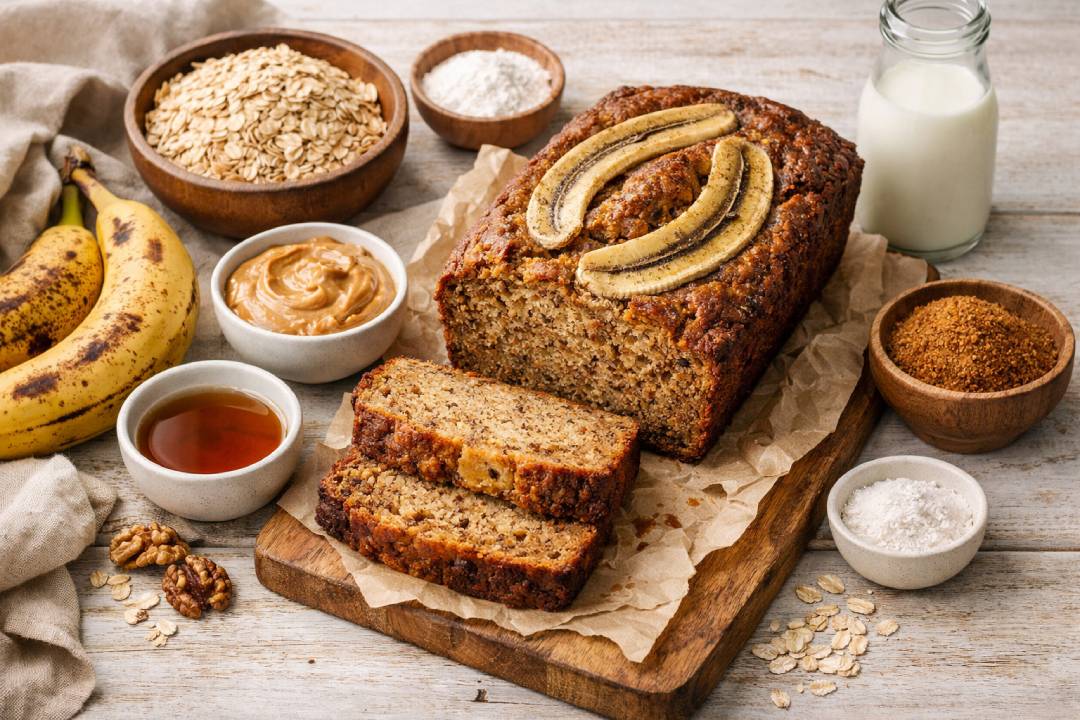 Resep Banana Bread 5 Bahan, Praktis dan Sehat