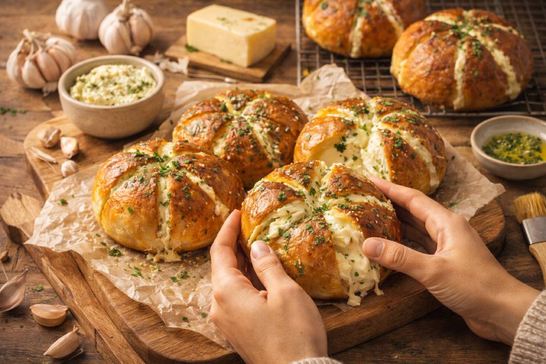 Resep Korean Garlic Cheese Bread Rumahan, Harum dan Creamy