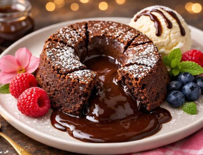 Lava Cake Modern, Kue Dessert dengan Sensasi Cokelat Meleleh