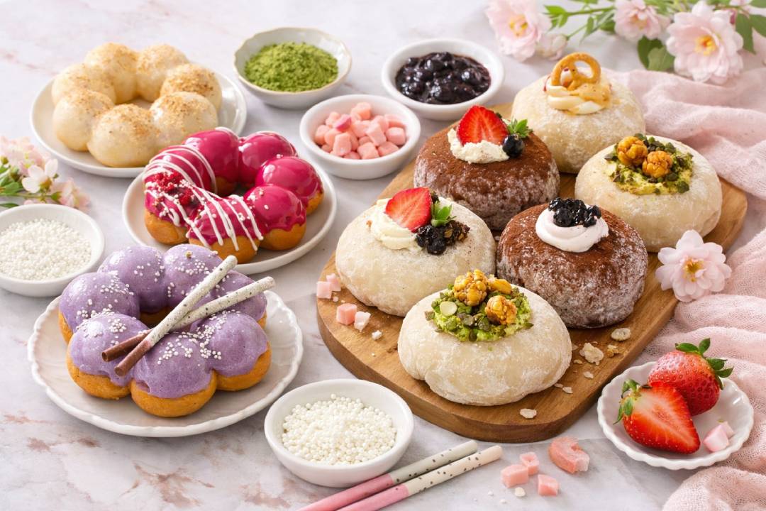 Mochi Cake dan Mochi Donut Dessert Kenyal yang Sedang Viral