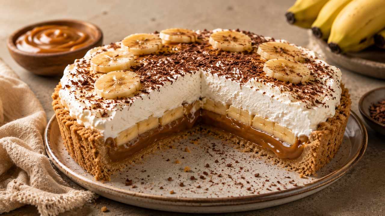 Banoffee Pie, Modern Creamy dengan Perpaduan Pisang dan Karamel