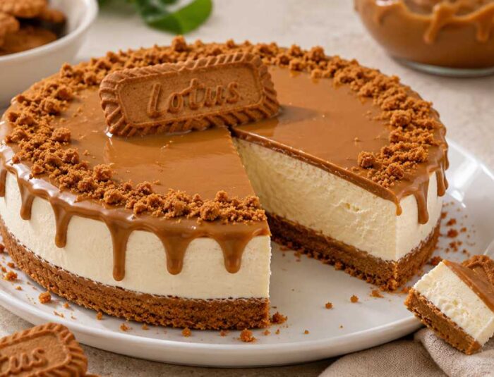Cheesecake Biscoff Kekinian yang Viral Karena Tekstur Lembutnya