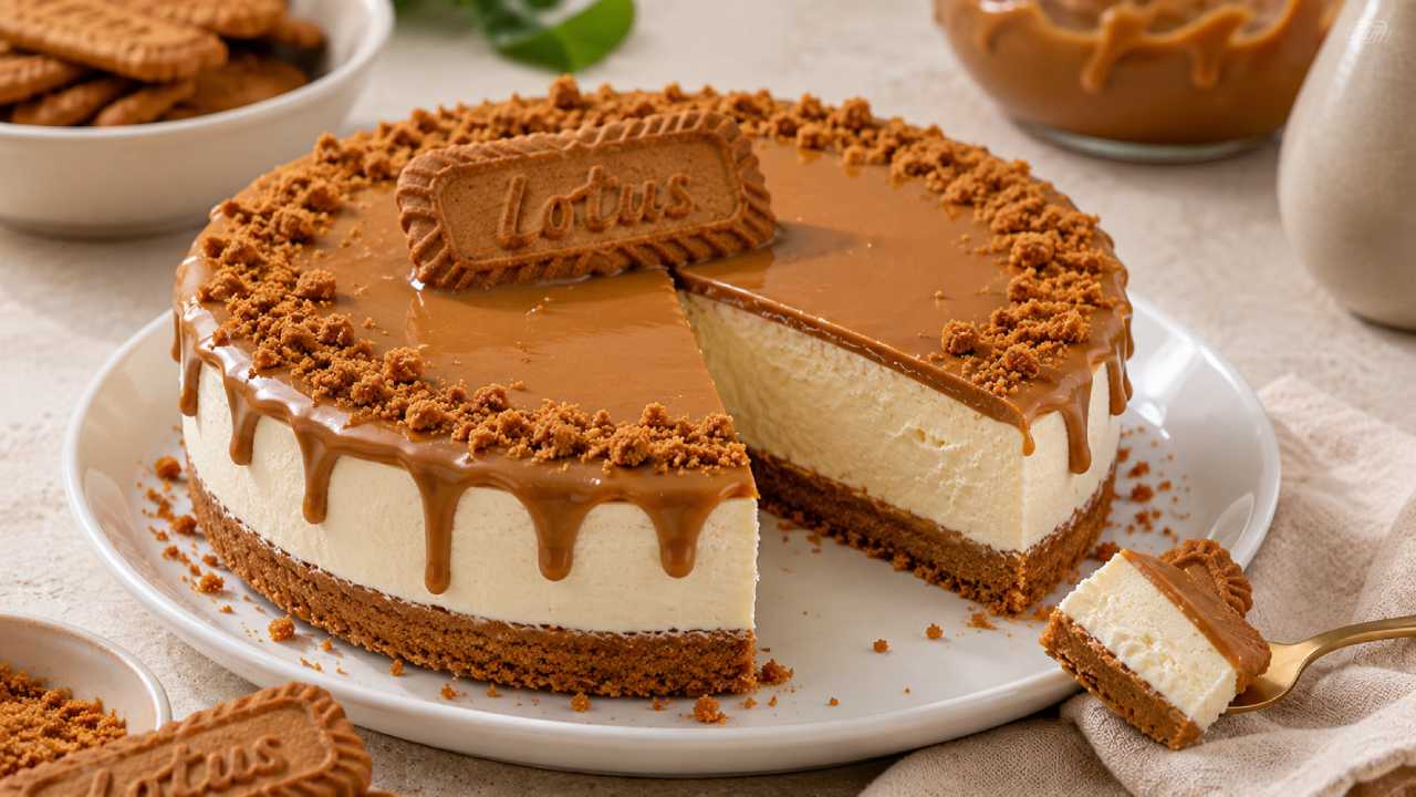 Cheesecake Biscoff Kekinian yang Viral Karena Tekstur Lembutnya