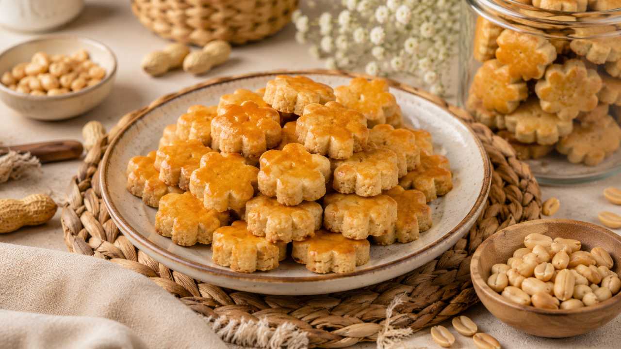 Peanut Cookies, Kue Kacang Renyah dengan Aroma Gurih yang Selalu Dirindukan