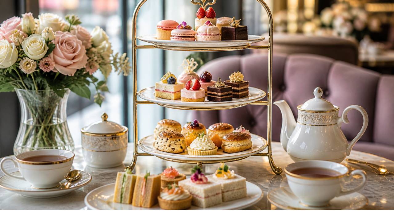Tea-Time Luxury Cakes & Desserts yang Lagi Viral, Sensasi Ngopi Cantik Ala Hotel Bintang Lima