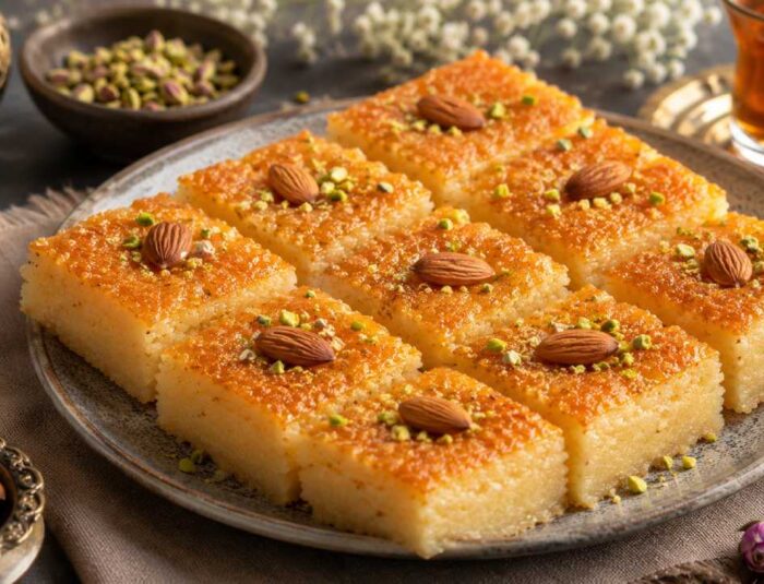 Basbousa, Kue Semolina Timur Tengah yang Lembut dan Kaya Rasa