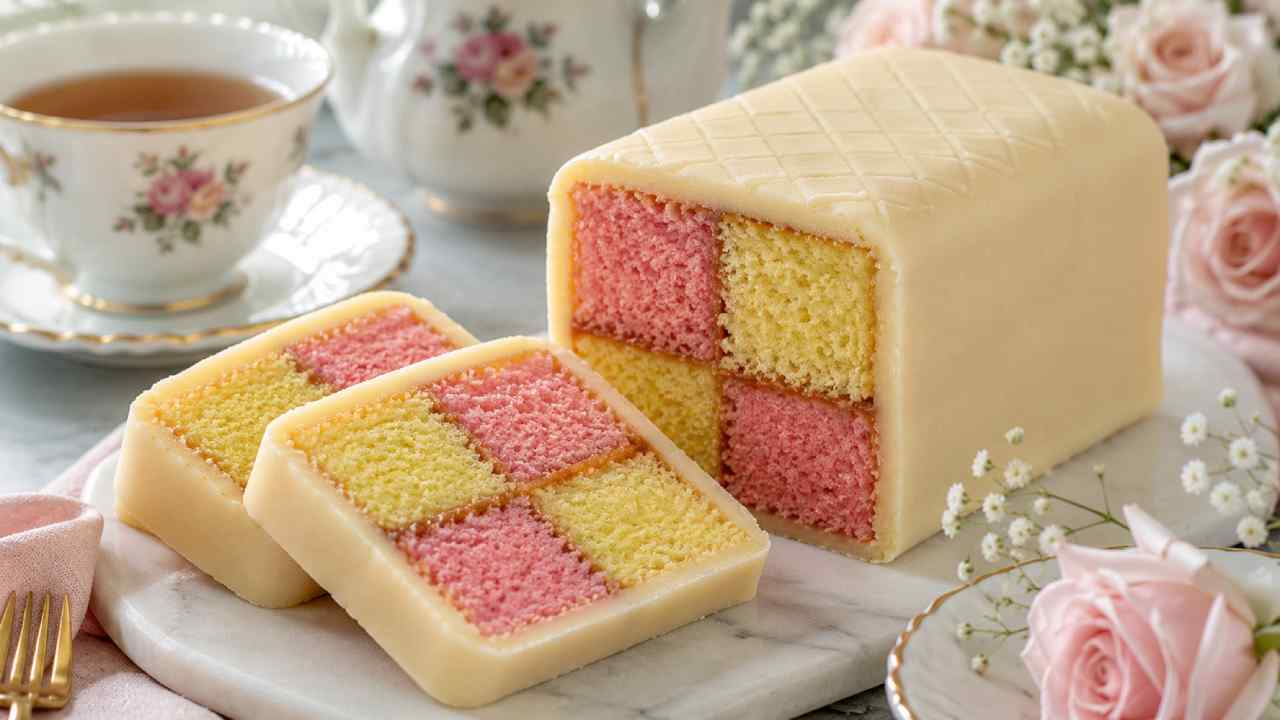 Battenberg Cake, Kue Klasik Inggris dengan Pola Kotak Ikonik Unik