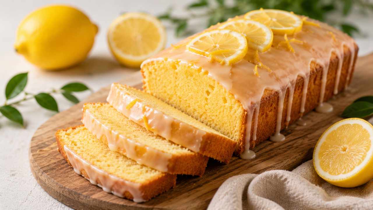 Lemon Loaf Cake Modern yang Moist, Lembut, dan Wangi Lemon