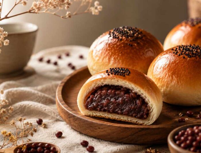 Resep Red Bean Bread Lembut dengan Isian Kacang Merah Manis