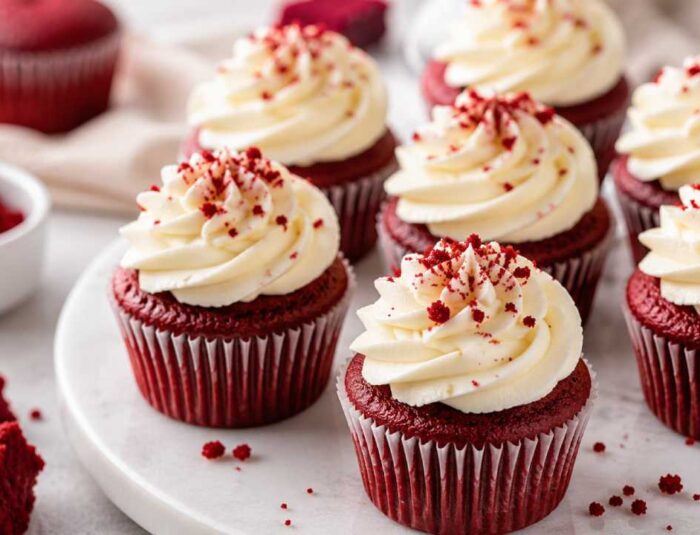 Resep Red Velvet Cupcake Lembut dengan Cream Cheese Frosting yang Lumer di Mulut