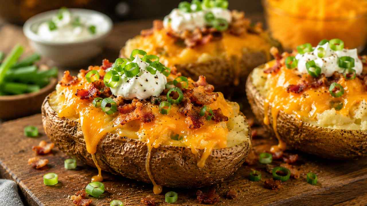 Cheesy Loaded Potato, Hidangan Kentang Keju Leleh yang Menggugah Selera