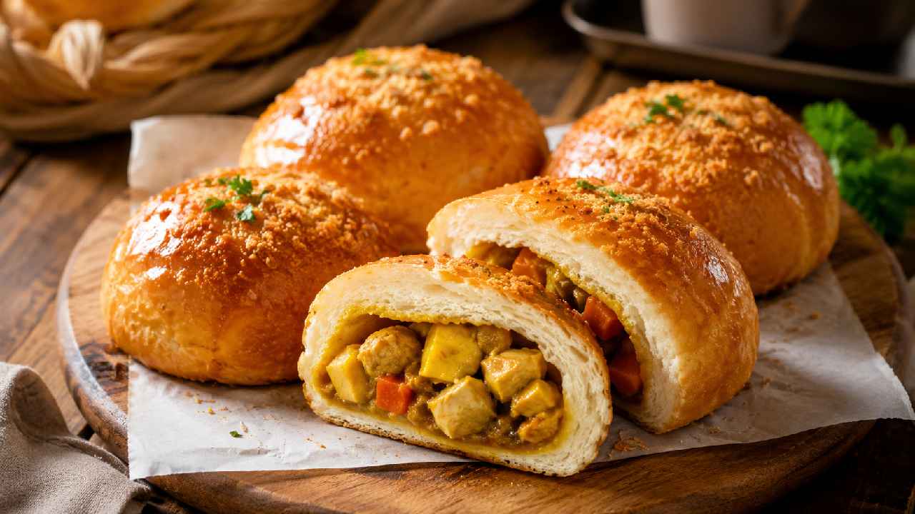 Chicken Curry Bread, Roti Gurih dengan Isian Kari Ayam yang Kaya Rempah