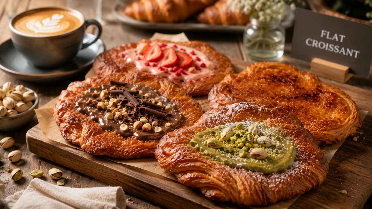 Flat Croissant Jadi Favorit Baru Berkat Tekstur Tipis dan Rasa Gurihnya