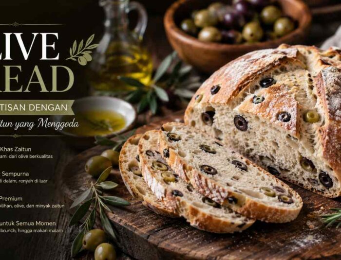 Olive Bread Roti Artisan dengan Aroma Zaitun yang Menggoda