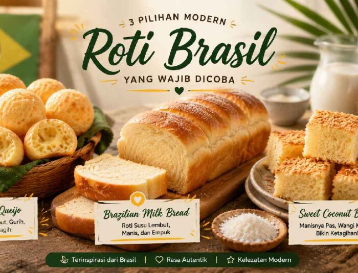 Penasaran dengan Roti Brasil? Ini 3 Pilihan Modern yang Wajib Dicoba