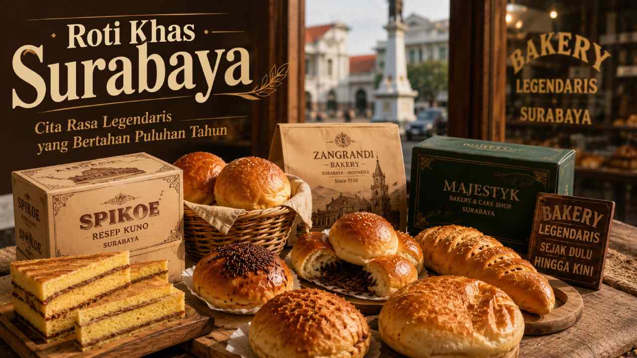 Roti Khas Surabaya dengan Cita Rasa yang Bertahan Puluhan Tahun
