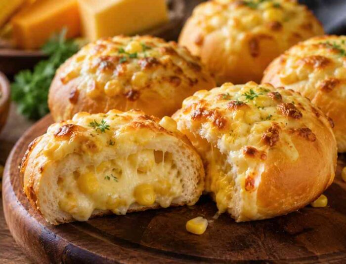 Korean Corn Cheese Bun, Roti Lembut dengan Isian Jagung Keju Creamy