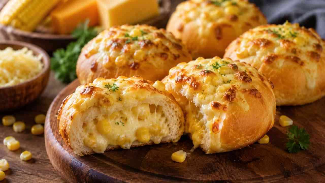 Korean Corn Cheese Bun, Roti Lembut dengan Isian Jagung Keju Creamy