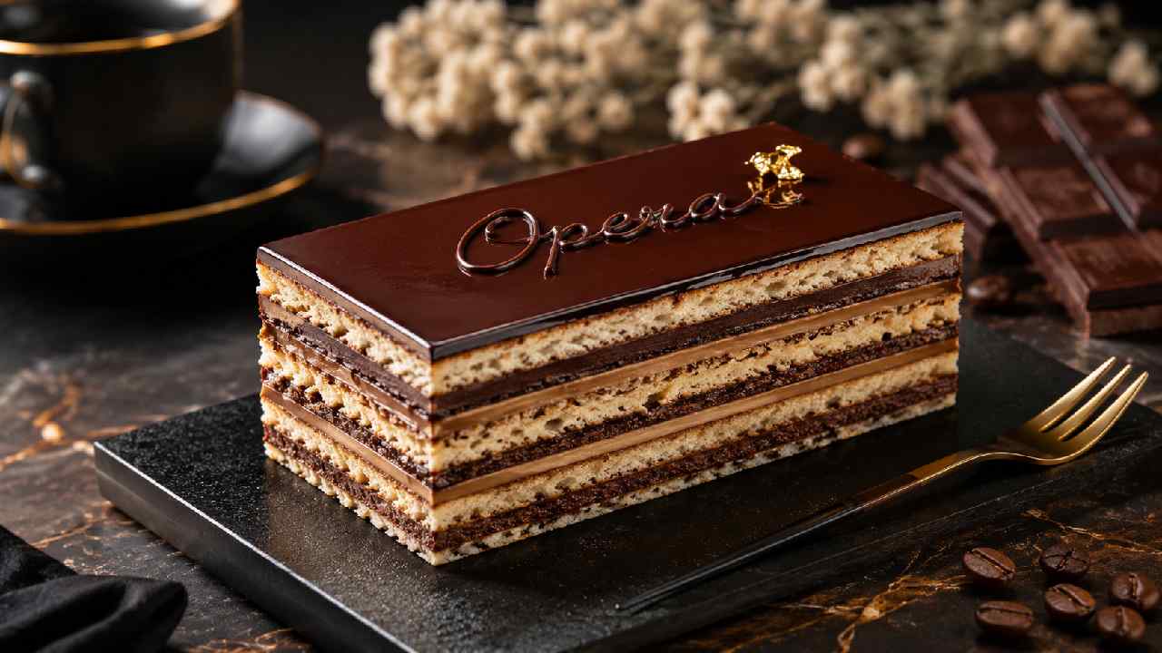 Opera Cake, Kue Prancis Berlapis dengan Perpaduan Kopi dan Cokelat yang Elegan