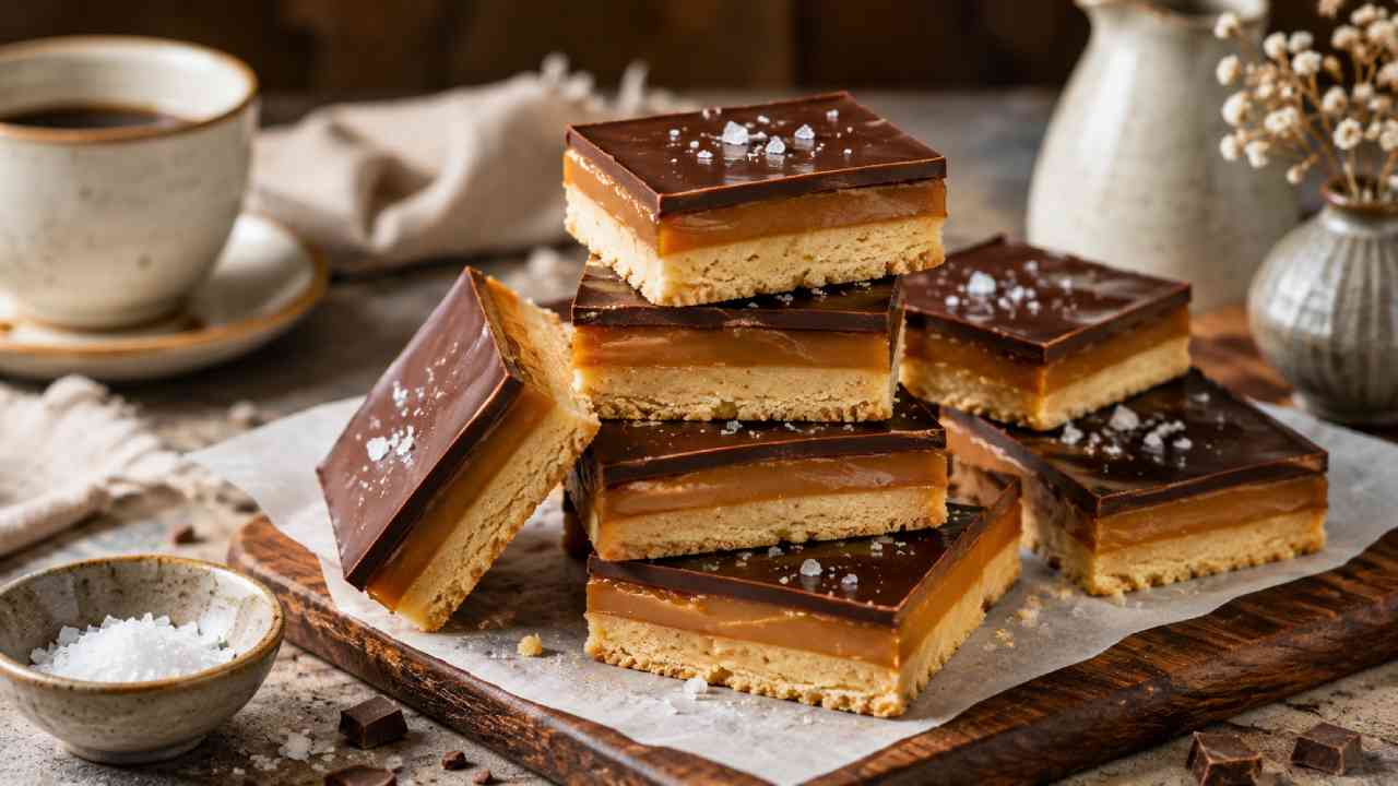 Resep Millionaire’s Shortbread, Kue Tiga Lapis dengan Karamel dan Cokelat