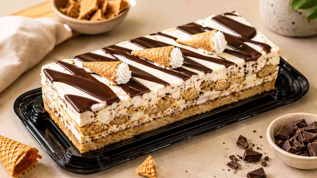 Waffle Cone Bar Cake Mengubah Pengalaman Makan Es Krim Menjadi Sepotong Kue