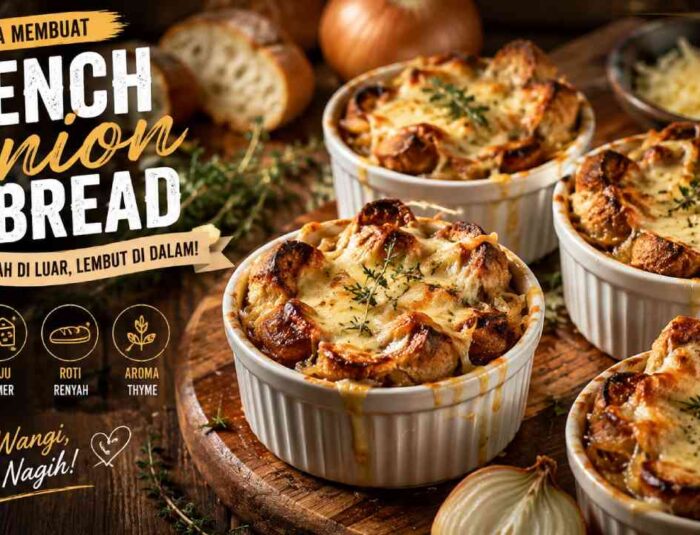 Cara Membuat French Onion Bread Renyah dengan Bawang Karamel