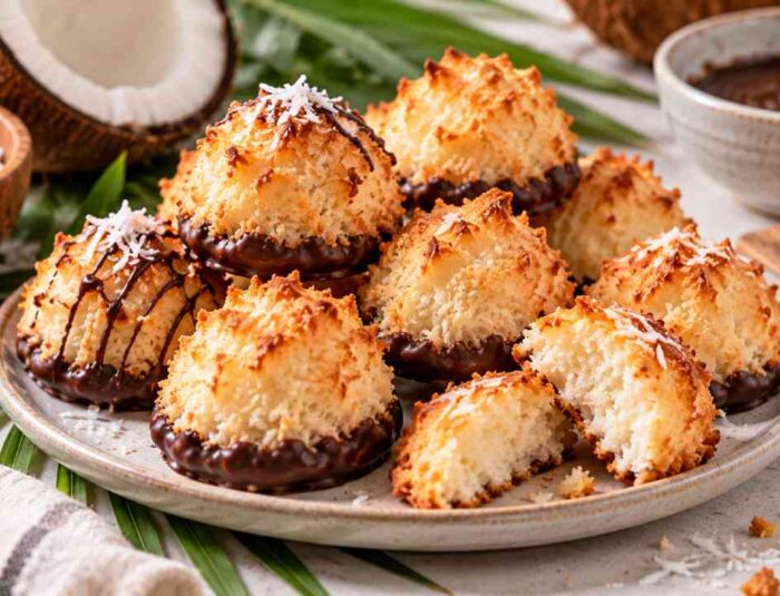 Coconut Macaroons, Camilan Kelapa Keemasan yang Renyah dan Chewy