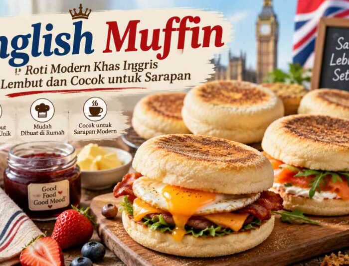 English Muffin, Roti Modern Khas Inggris yang Lembut dan Cocok untuk Sarapan