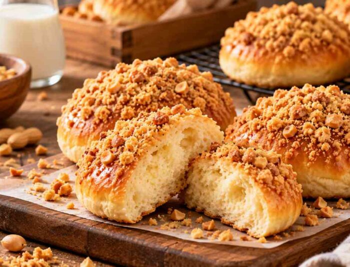 Korean Soboro Bread, Roti Lembut dengan Topping Kacang Renyah