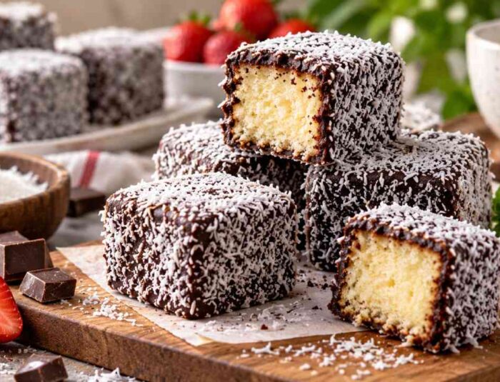 Kue Lamington Curi Perhatian dengan Balutan Cokelat dan Kelapa