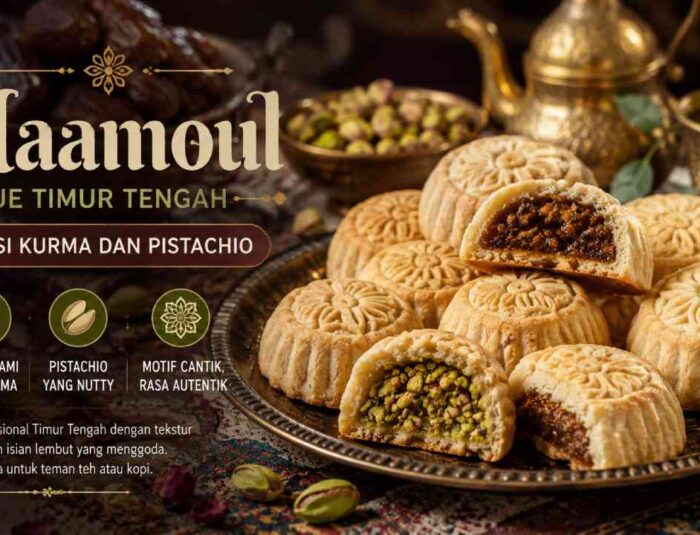 Maamoul, Kue Timur Tengah Berisi Kurma dan Pistachio