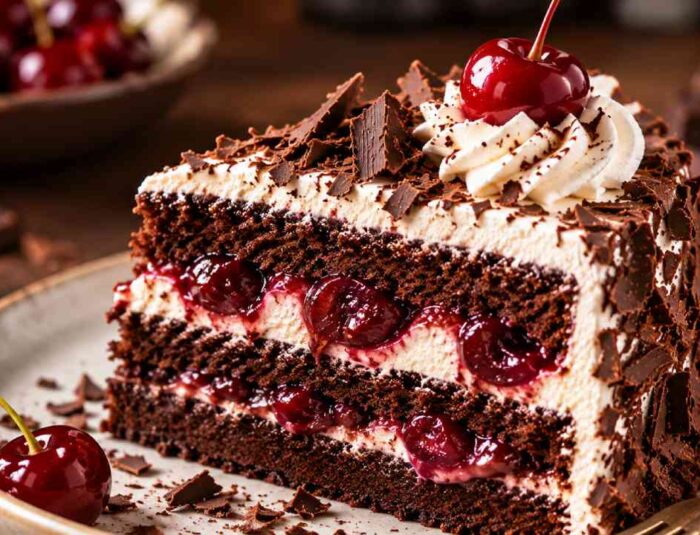 Black Forest Cake, Kue Cokelat Klasik dengan Ceri yang Lembut