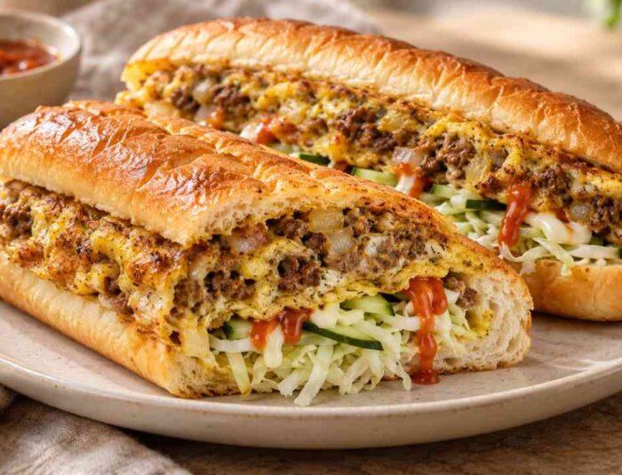 Roti John, Sandwich Gurih dengan Telur dan Daging Cincang