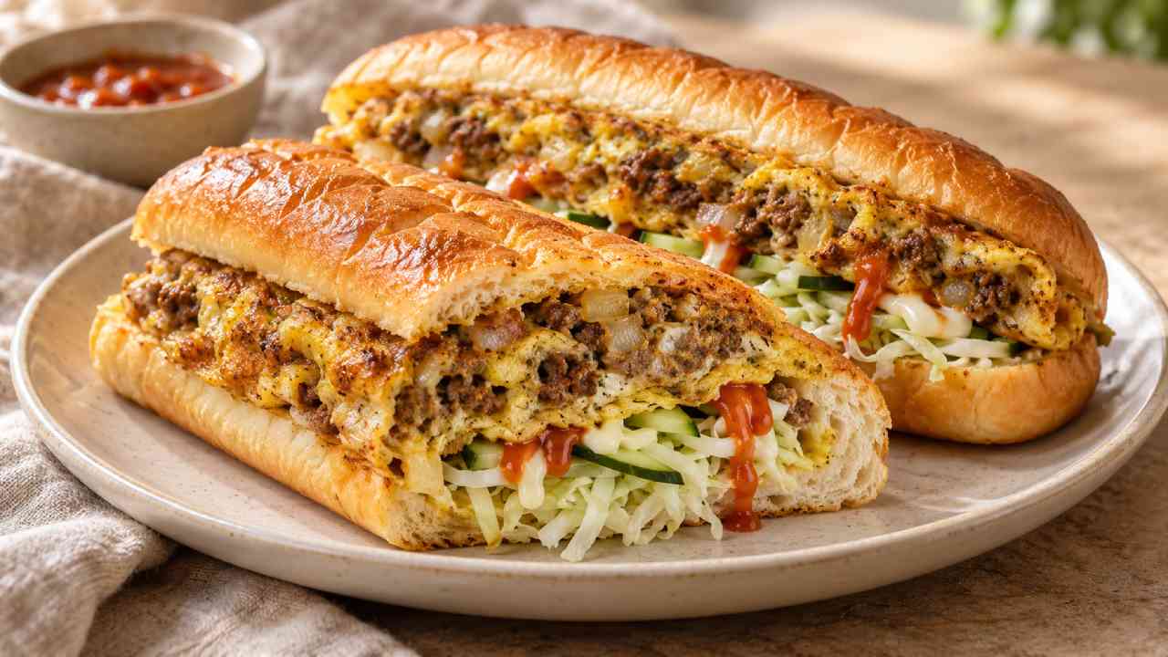 Roti John, Sandwich Gurih dengan Telur dan Daging Cincang